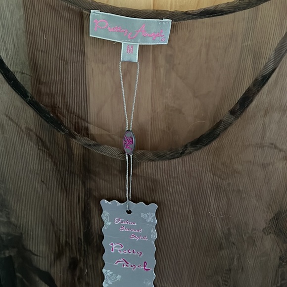 Boho sheer fringe tank top - Picture 2 of 3